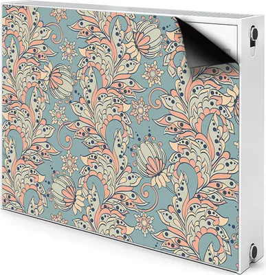 Produktbild von Magnet Heizkörper Heizkörper-Abdeckung Heizkörperabdeckung 80x60 cm - Märchenblumen