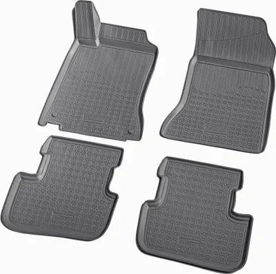 Image de tapis en caoutchouc 3D pour MERCEDES Classe A | W176 | 2012-2018 | ajusté + bordure