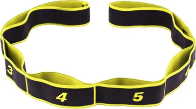 Produktbild von Mehrsegmentiger Stretch-Sportgürtel, Yoga-Spanngürtel, elastischer Stretchgürtel, Fitness-Trainingsgürtel, Blau
