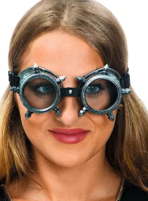 Produktbild von Steampunk Brille silber