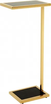Produktbild von Casa Padrino Luxus Art Deco Designer Beistelltisch Gold 31 x 20 x H. 72 cm - Hotel Möbel