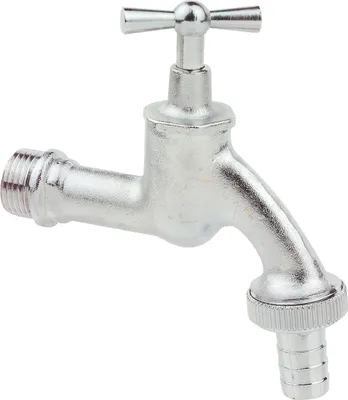 Obrázek produktu pro Kirchhoffův výtokový kohout s vnějším závitem 1/2" s výtokem, kohout s hadicovou přípojkou, kohout matný