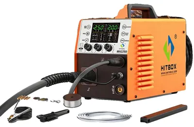 Produktbild von Schweißmaschine, Mehrprozessunterstützung, Benutzerfreundliches Display, MIG250