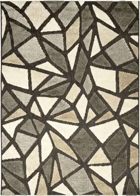 Immagine prodotto di Tappeto moderno per interni ed esterni, grigio e marrone, 120x170
