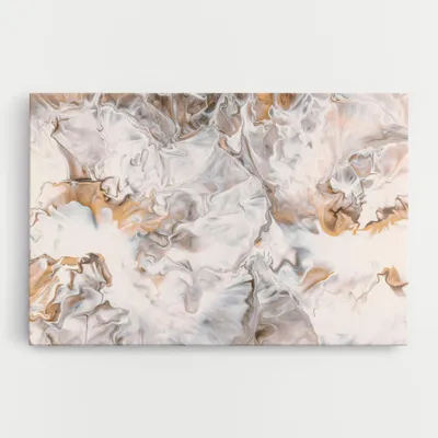 Produktbild von ARTHUB® Leinwandbild 80x120 cm, White Gold Abstract | Wohnzimmerdekoration, Hängende Bilder, Wanddekoration, Heimdekoration, Abstrakte, Marmor