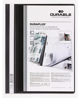 Obrázok produktu pre Durable Duraplus, Čierna, A4, 1 vrecká/vreciek