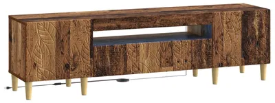 Produktbild von vidaXL LED-TV-Schrank Altholz Holzwerkstoff