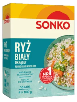 Image de Sonko Riz blanc rond 4 x 100 g