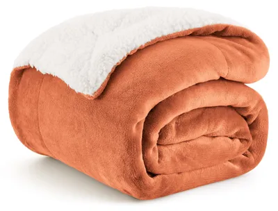 Produktbild von Kuscheldecke 130x150 - Sofadecke, Orange