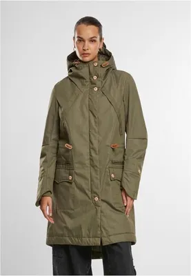 Produktbild von Brandit Parka Damen Mayleene Parka oliv Basics 75% Polyester, 25% Baumwolle M