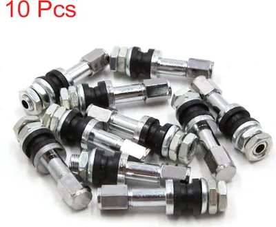 Image de 10pcs Alliage Aluminium universel Auto Moto Pneu roue sans tube queue soupape
