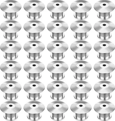 Productafbeelding van Metalen veiligheidsspelden - Broches - Reserve sluitingen - Nikkel - Praktische bevestigingsmiddelen - Multifunctioneel - Geschikt voor sieraden...