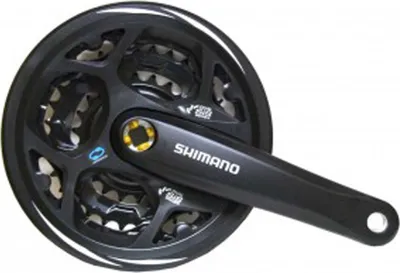 Image de Pédalier Shimano Altus M311 noir 170 mm / 42/32/22t noir 170 mm