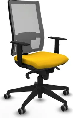 Image de Chaise de bureau Horna Piqueras y Crespo 1D066G0 Jaune