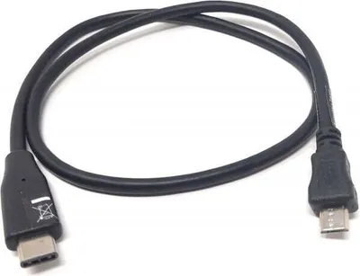 Produktbild von System-S USB Type C 3.1 Stecker zu Micro USB Stecker Host OTG On The Go Host Kabel 50 cm
