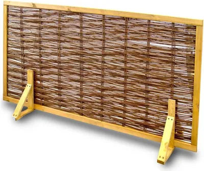 Produktbild von Noor Mobile Trennwand aus Weide 0,90 x 1,20 m