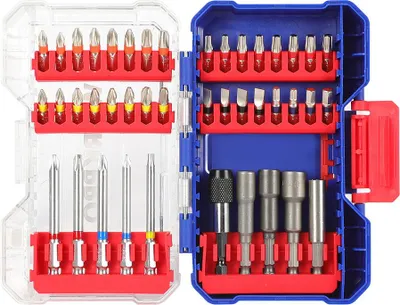 Immagine prodotto di Bit e bussole, set con 42 pezzi. workpro