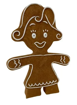 Produktbild von Dekofigur Lebkuchenfrau 37,5 x 28 x 4,5 cm