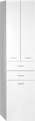 Produktbild von Aqualine ZOJA/KERAMIA FRESH Hochschrank mit Wäschekorb 50x184x29cm, weiß