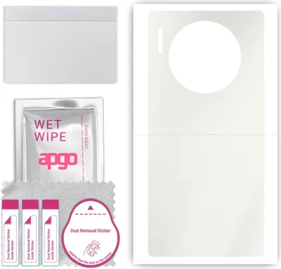 Produktbild von apgo Rückseite Schutzfolie, Matt, kompatibel mit Huawei Mate 30E Pro 5G, Hinten Hydrogel-Displayschutzfolie mit Positionierhilfe, kratzfest, einfache Montage