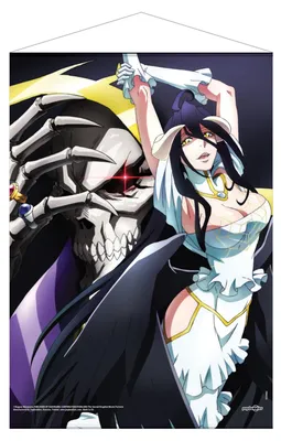 Produktbild von Overlord Wandrolle Ainz Ooal Gown & Albedo 50 x 70 cm