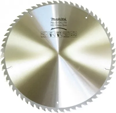 Obrázek produktu pro Makita B-04276 Pilový kotouč 355x3x30mm 60T 20° na dřevo