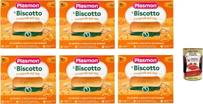 Produktbild von Plasmon Biscotti kekse 6x 320g + Italian Gourmet polpa 400g