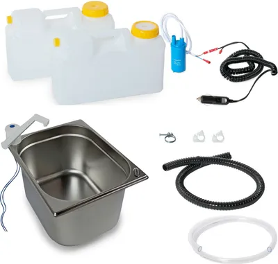Image de 12V Evier de camping en kit Evier Ford Transit VW Caddy Citroen