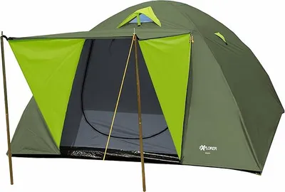 Produktbild von Zelt Iglu 2 & 3 Doppeldach Kuppelzelt mit Vordach Igluzelt 2-4 Personen 2000 mm Wassersäule wettergeschützter Eingang Outdoor Wandern Familie Camping