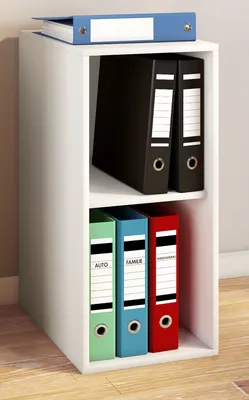 Produktbild von VCM Holzregal stehend | platzsparender Aktenschrank | Maße ca. H. 74 x B. 35 x T. 37 cm | Elegantes Regal | Büroregal – Lona I 2f