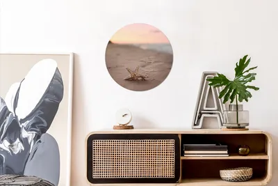 Produktbild von MuchoWow® - Schlafzimmer - Bilder - Der Kreis - Kunst für die Wohnung - Plastik - Kunstdruck - Wandbild