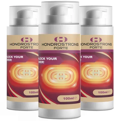 Image de Crème Hondrostrong Forte - 300 ml (3x100ml), Paquet de 3