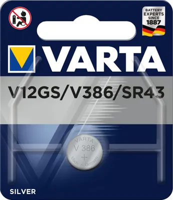 Produktbild von Varta 04178101401, Einwegbatterie, SR43, Siler-Oxid (S), 1,55 V, 1 Stück(e), 105 mAh