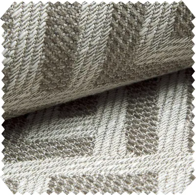 Produktbild von novely® exquisit MISINTO - Hochwertiger Design-Polsterstoff mit 3D Leinenstruktur - Schwer Entzündbarer Möbelstoff - Pflegeleichte Meterware 1lfm - Farbe: 06 Braun