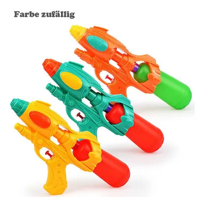Imagen del producto de 1 pistola de agua para niños, juguete para jugar en la playa, 1 unidad, pistola de agua con chorro a presión, colores aleatorios
