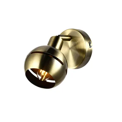 Produktbild von LQWELL Wandleuchte, LED Wandlampe Innen Wandbeleuchtung Wandspot im Retro-Industriestil, für Studio Bartheke Hotel Schlafzimmer Wohnzimmer Treppe Saal