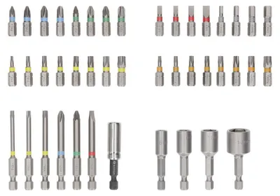 Produktbild von Extra Hard Schrauberbit-Set, 43-tlg.