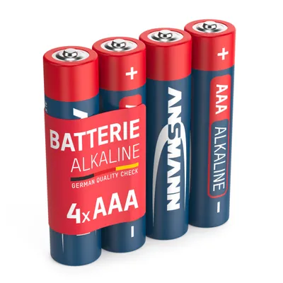 Produktbild von ANSMANN 4x AAA Micro Batterie Alkaline / LR03