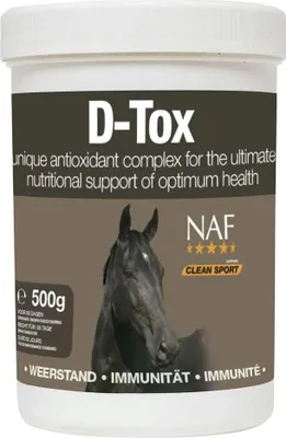 Immagine prodotto di Integratore alimentare a base di erbe NAF D-Tox per cavalli