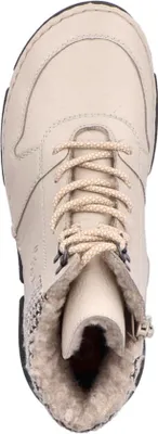 Produktbild von Rieker 45955-60 Damen Boots, Synthetik, Beige, Warmfutter - Damenschuhe Modische Stiefelette / Boots, Beige