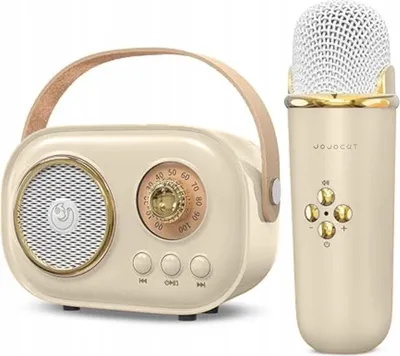 Obrázek produktu pro Bluetooth Reproduktor S Mikrofonem Karaoke Set Pro Děti Dárek Hd Stereo