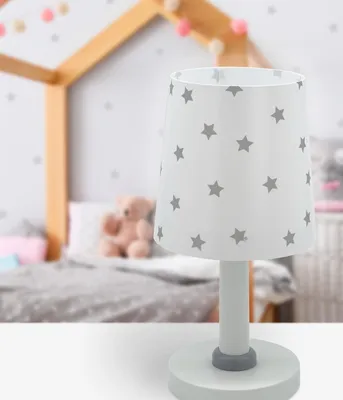 Image de Dalber lampe de table Ø 15 cm Star Light blanc - Glow in the Dark