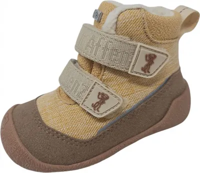 Produktbild von Affenzahn Affenzahn Snuggy Jungen Klettstiefel in Braun, Größe 23