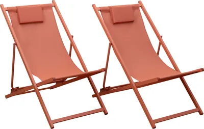 Produktbild von 2erSet Chiliennes CYPRUS - Textilene Terracotta/Struktur Terracotta