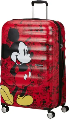 Zdjęcie produktu dla AMERICAN TOURISTER Wavebreaker Disney Spinner 77/28 TSA DISNEY FL Mickey Comics czerwony