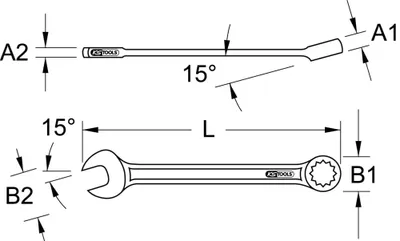 Produktbild von 18 mm Ringschlüssel KS TOOLS - Mixte, Stahl, Werkzeug, Handwerkzeug