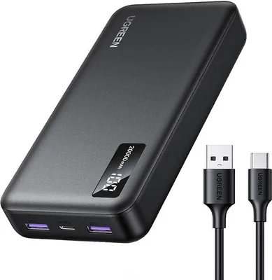 Produktbild von Powerbank 20000Mah Ugreen Pb312, Pd 20W (Czarny)