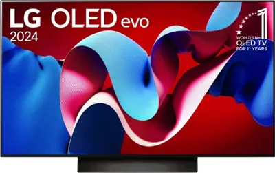 Produktbild von LG OLED48C41LA Fernseher 121,9 cm (48") 4K Ultra HD Smart-TV WLAN Schwarz [] (OLED48C41LA)