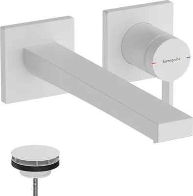 Immagine prodotto di hansgrohe Tecturis E Mitigeur monocommandé pour lavabo, encastré, saillie 225mm, vidage non verrouillable, EcoSmart+, 73051700, 73051700