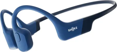 Produktbild von Shokz OpenRun Blau Drahtlose Knochenleitung Sport Kopfhörer USB-C IP67 Blau